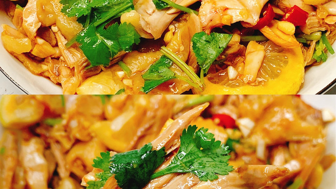 Lemon Shredded Chicken Thighs